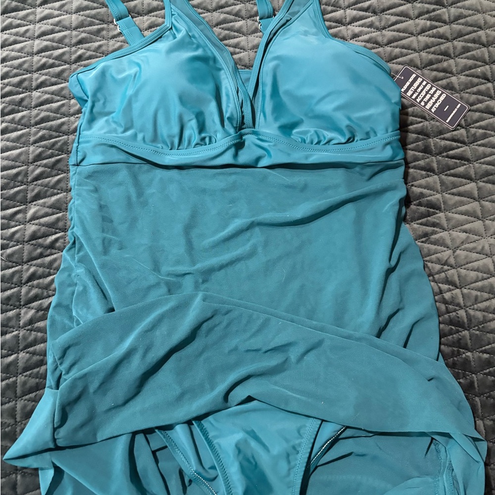 Teal Women's one piece suit